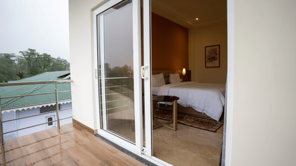 Golden Pagoda Ecoresort Suiteroom balcony view