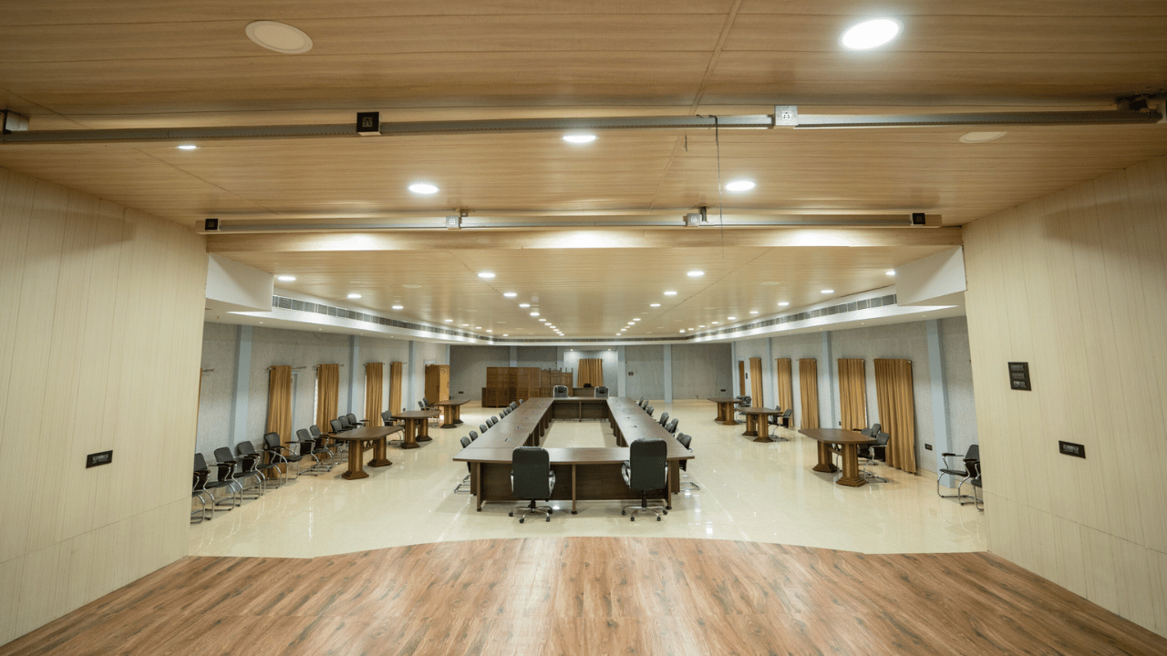 Inside view of Golden Pagoda ecoresort Banquet hall
