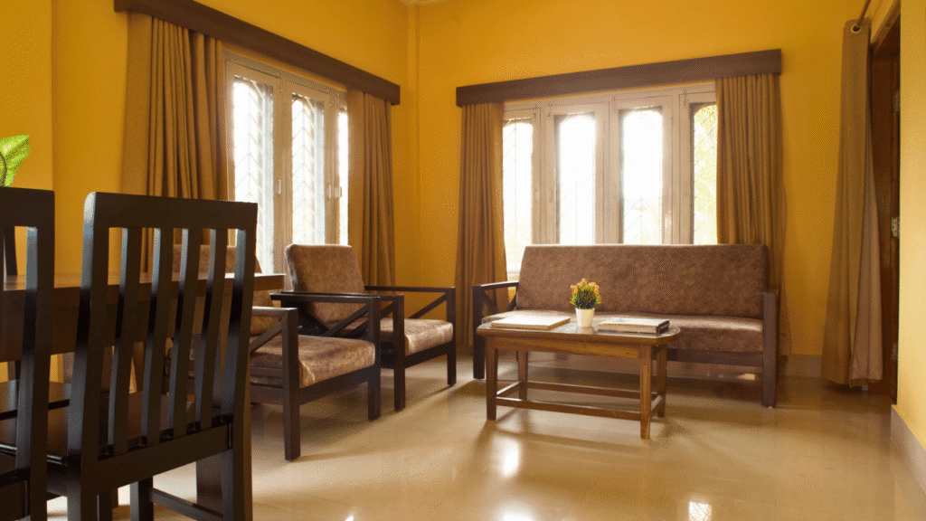 Suite villa siting area